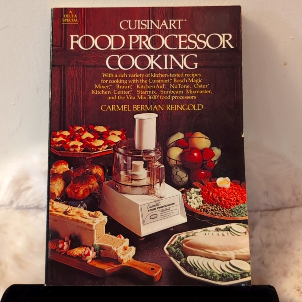 Cuisinart| Vintage 70s Food Processor Cooking by Carmel Berman Reingold